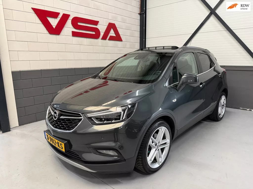 Opel Mokka X 1.4 Turbo Online Edition|Pano|Stoel+stuur vw|4-seizoen|Carplay|Trekhaak|Cruise|leder|automaat|Camera|PDC|
