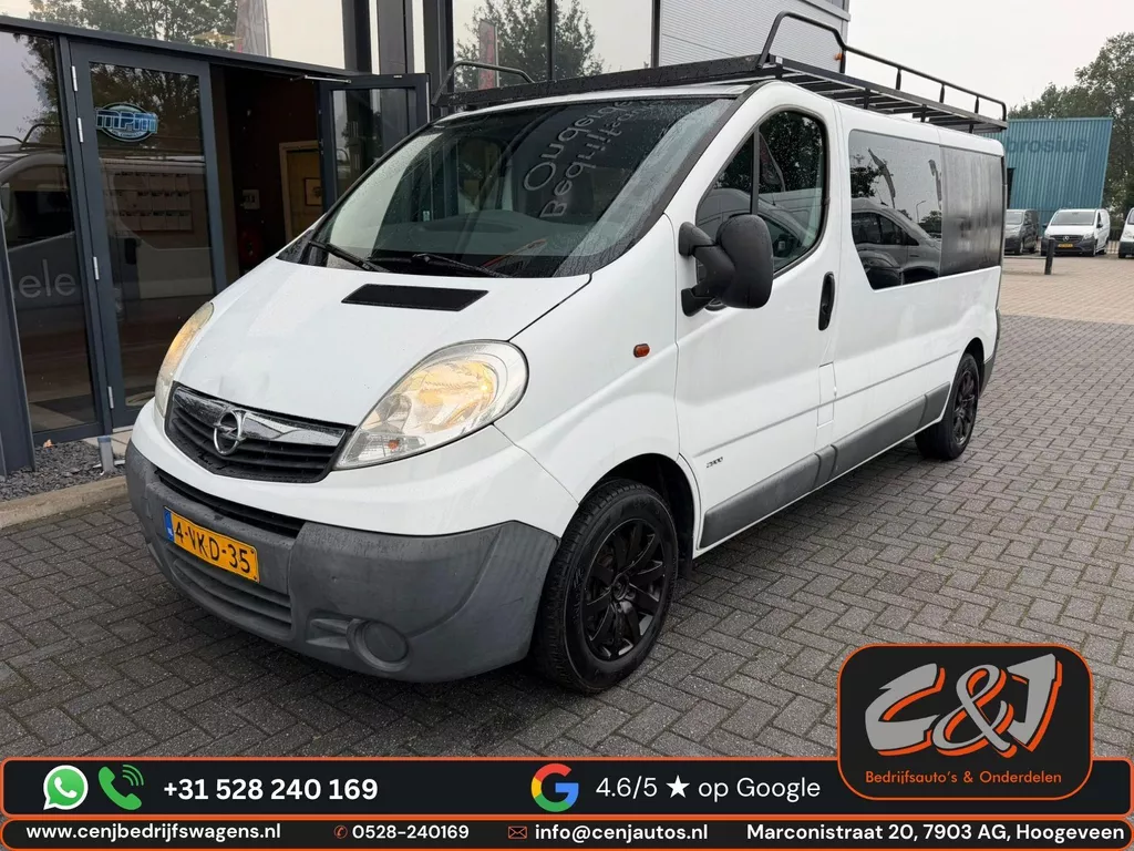 Opel Vivaro 2.0 CDTI L2H1 DC abs storing ; airco l trekhaak l MARGE