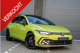 Volkswagen Golf 1.4 eHybrid GTE | Pano | Vol Leder | Head up | IQ | Elektr. trekhaak | Black Style | 19' Estoril | LED verstralers onderbumper | Uniek > Letterlijk full option | Yellow metallic