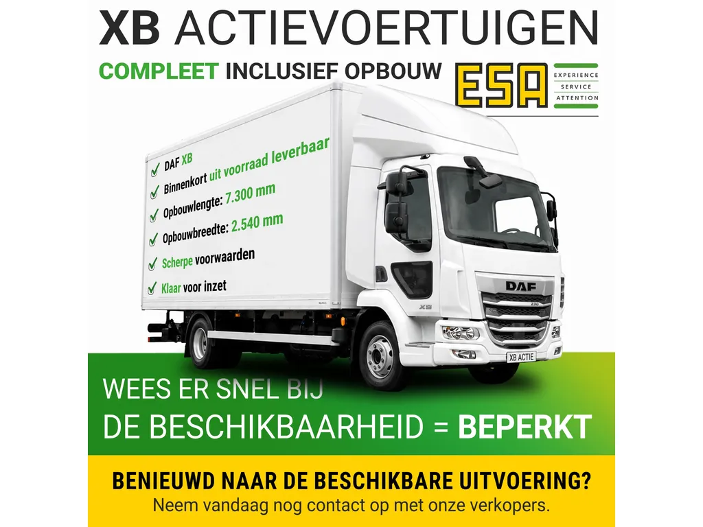 DAF XB 230 FA inclusief Opbouw (ACTIE!)