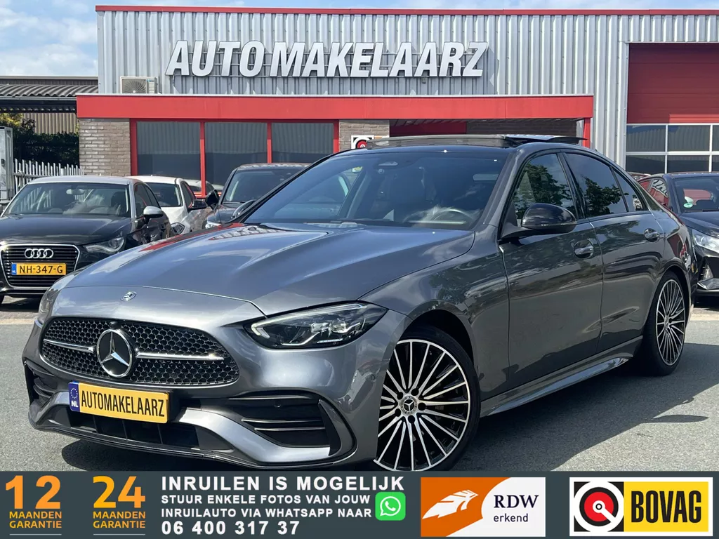 Mercedes-Benz C-klasse 180 AMG PANO BLINDSP. LANE SFEER