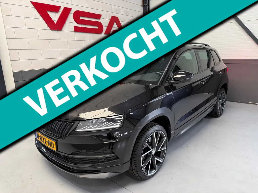 Skoda Karoq 1.5 TSI ACT Sportline Business|Trekhaak|Carplay|Cruise|Automaat|1500kg trekgewicht|NAP|All-in prijs