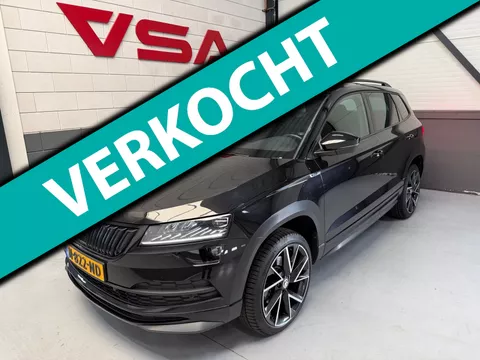 Skoda Karoq 1.5 TSI ACT Sportline Business|Trekhaak|Carplay|Cruise|Automaat|1500kg trekgewicht|NAP|All-in prijs