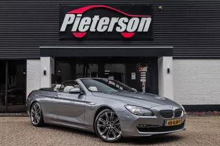 BMW 6-serie Cabrio 640i NAP DEALER OH HUD MEMORY LEDER XENON