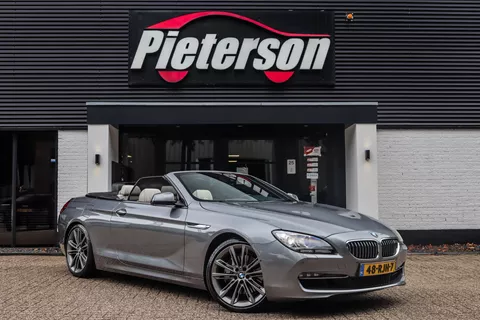 BMW 6-serie Cabrio 640i NAP DEALER OH HUD MEMORY LEDER XENON