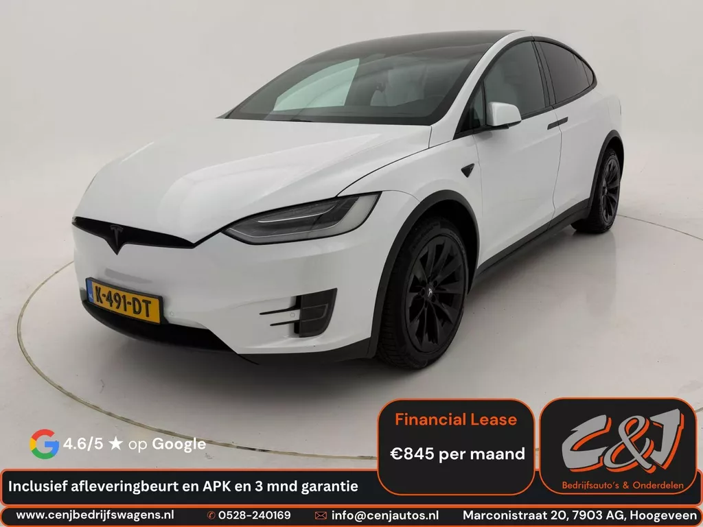Tesla Model X Long Range Raven l Dual Motor l AWD l 100KWh l MARGE l LEASE mogelijk