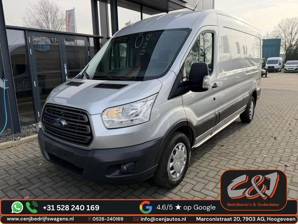 Ford Transit 350 2.0 TDCI L3H2 Ambiente achterschade, airco, cruise
