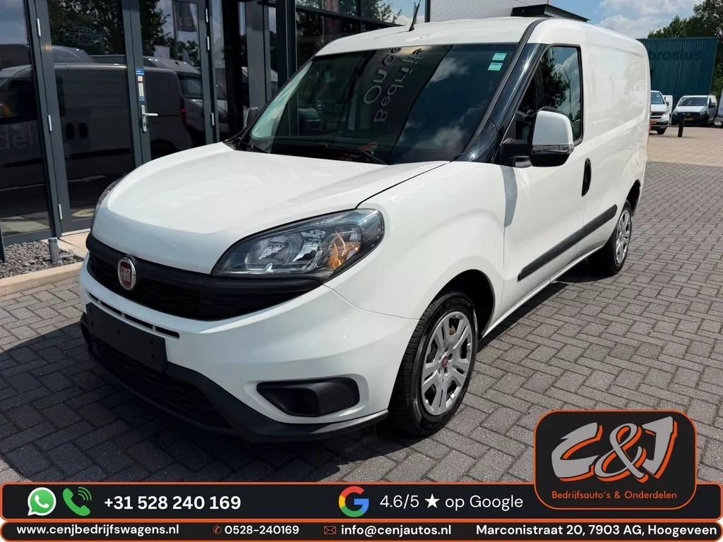 Fiat Dobl&ograve; Cargo 1.6 MJ L1H1 S Trekking schade, airco, cruise, navi, MARGE