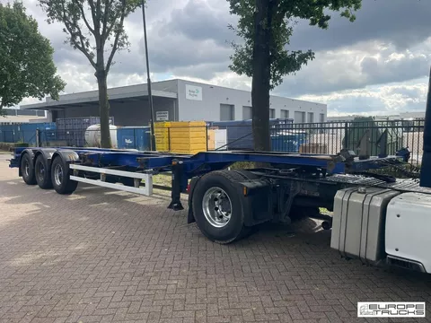 Renders Container Belgian Trailer - BPW Axles - Extendable T07204