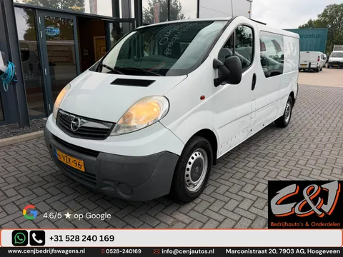 Opel Vivaro 2.0 CDTI L2H1 DC zijschade l airco l cruise l trekhaak l BTW