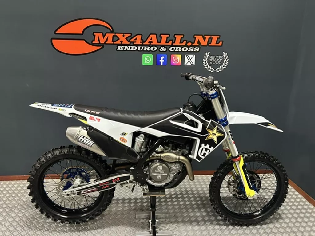 KTM 450 Husqvarna FC 2020 Factory Rockstar Edition zeer lege urenstand !