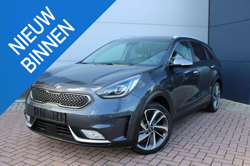 Kia Niro 1.6 GDi Hybrid 140pk DynamicPlusLine Automaat Leer Airco Navi Camera Carplay Zeer mooi