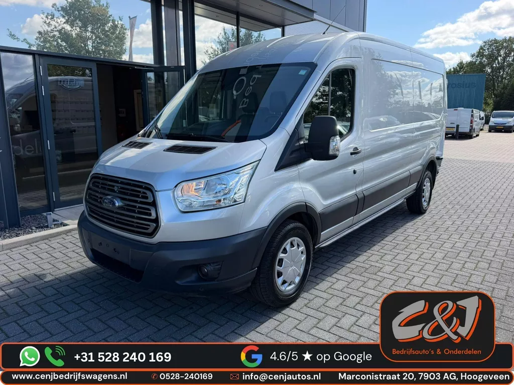 Ford Transit 330 2.0 TDCI L3H2 Ambiente achterschade l airco l cruise l camera l trekhaak l MARGE