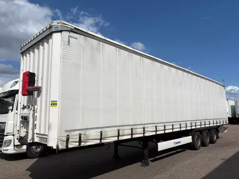 Krone Hardhouten vloer/SAF assen/NL trailer/Edscha/RVS kist Pacton/Groenewegen