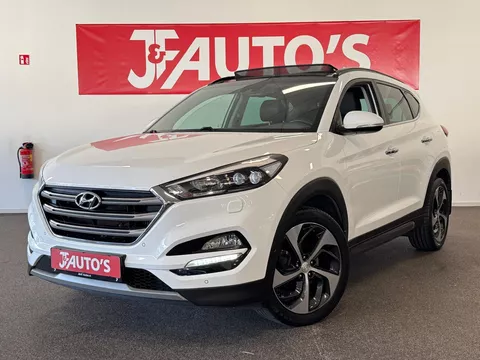 Hyundai Tucson 1.6 T-GDi Premium 4WD PANORAMADAK, NAVIGATIE/CAMERA, LEER, CRUISE