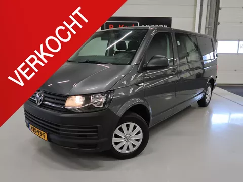 Volkswagen Transporter 2.0 TSI L2H1 DC Dubbele Cabine 6 Zitplaatsen Lange wielbasis Standkachel Trekhaak Metallic BTW verrekenbaar Elektrisch pakket Camper?