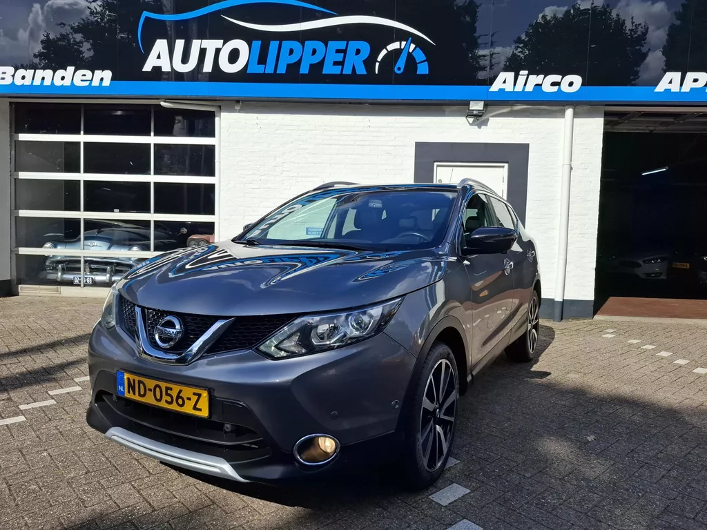 Nissan Qashqai 1.2 Tekna /Leder/Panorama raam/Nieuwe apk bij aflevering/Dealer onderhouden/Keyless entry/Trekhaak