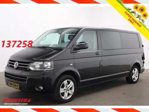 Volkswagen Transporter 2.0 TDI 180 PK L2-H1 DoKa Leder Navi Airco Cruise PDC AHK
