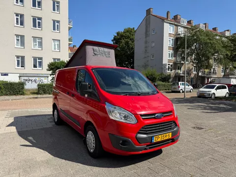 Ford TRANSIT CUSTOM 2.2 TDCI CAMPER EURO 5 Airco Cruise Red Passion