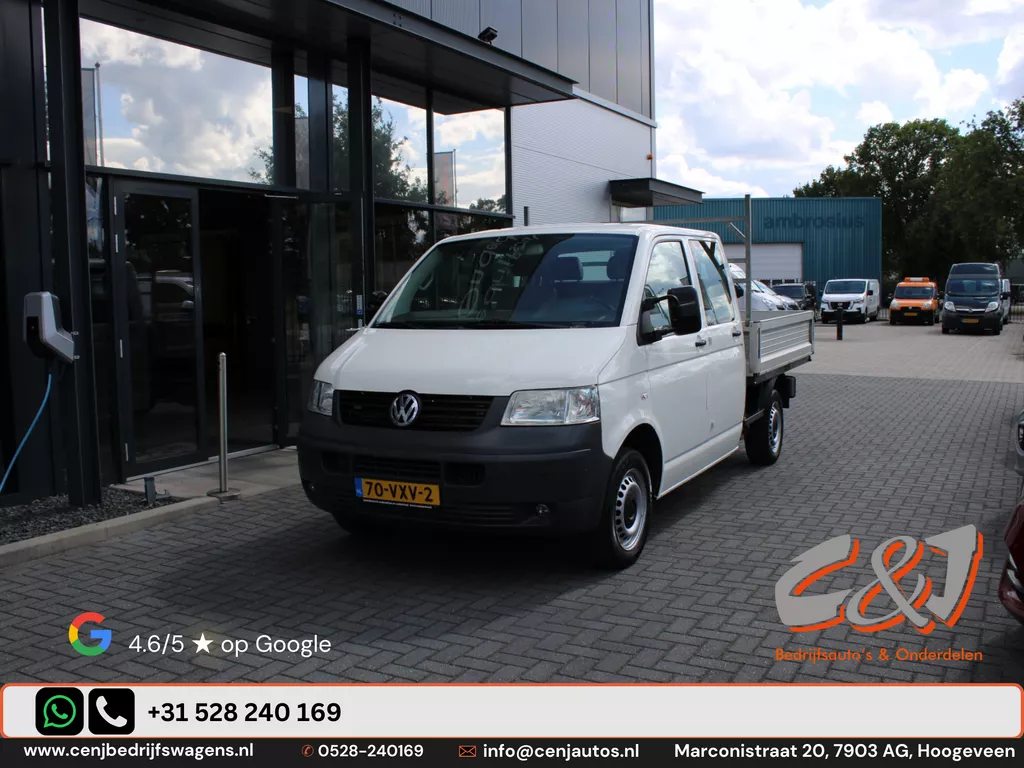 Volkswagen Transporter 1.9 TDI 340 Dubbele Cabine airco cruise elek pakket bijtelling vriendelijk