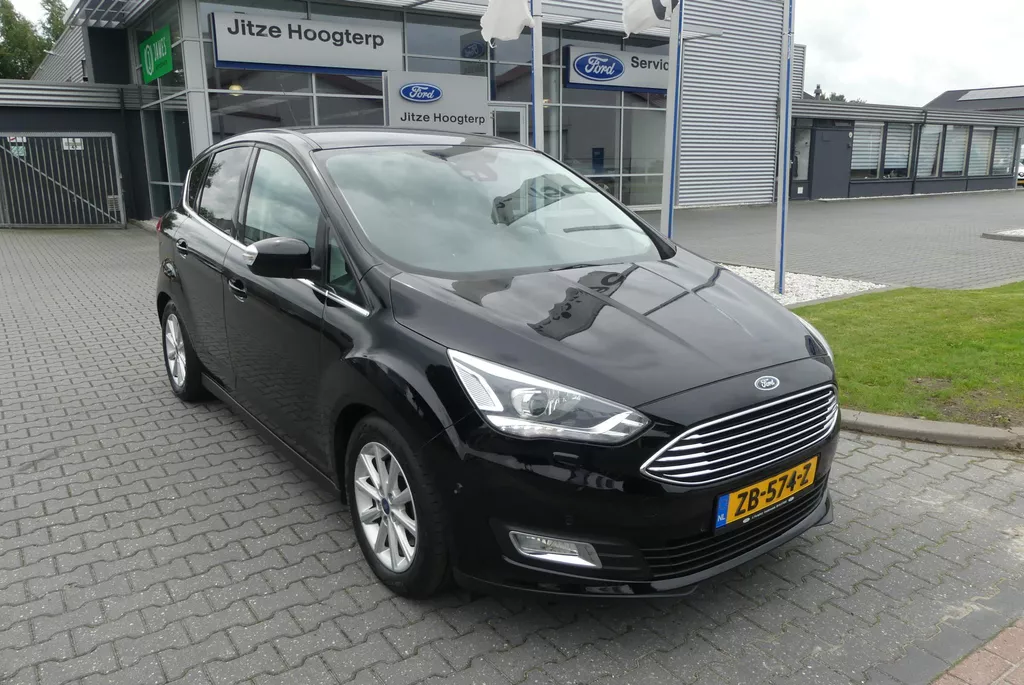 Ford C-Max 1.5 Titanium CRUISE, CLIMA, NAVI, WINTER PACK, LEER, PDC V&amp;A, CAMERA, TREKHAAK 1.500KG, 104.351KM