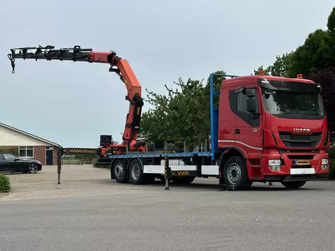 Iveco Stralis 420 !KRAAN/CRANE/GRUE/ Palfinger 42TM!! RADIO REMOTE!! EURO 6!!NL truck!