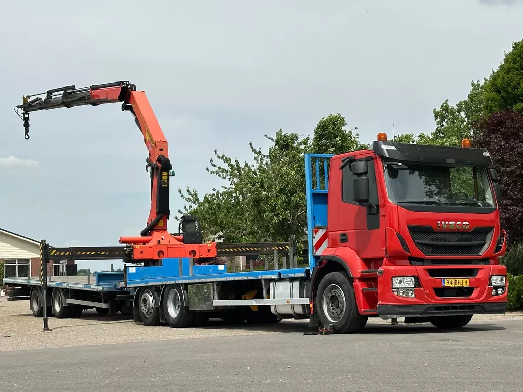 Iveco Stralis 420 !KRAAN/CRANE/GRUE/ Palfinger 22TM!! RADIO REMOTE!! EURO 6!!NL truck!