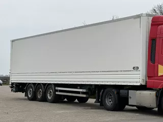 Van Hool 3 assige kasten trailer LBW/LAADKLEP 2500kg