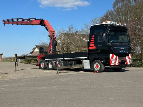 MAN TGX 35.480!!8x4 TRIPLE!!HIAB 62tm!!CRANE/GRUE!!EURO6!!