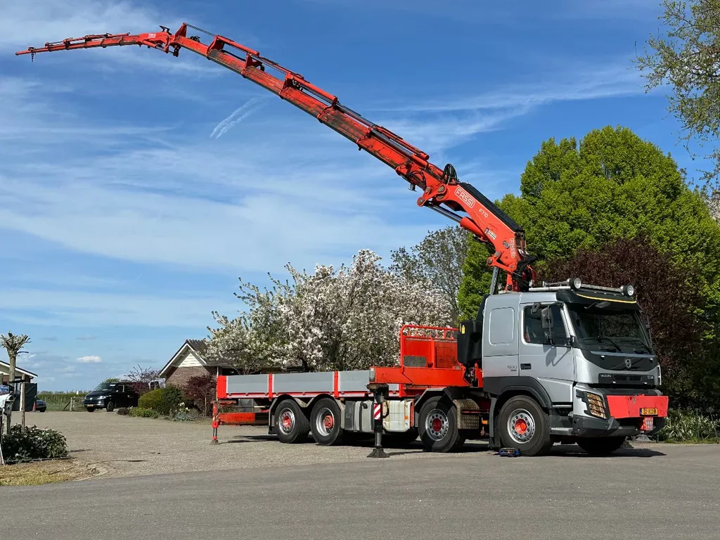 Volvo FMX 500 8X2!!FASSI 71TM!!FLY-JIB!!2017!!EURO6!!202TKM!!FRONTSTAMPS!!