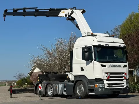 Scania R R450 6x2 !!TRACTOR!!!CRANE/GRUE/HMF 50TM!!TOP!EURO6!!