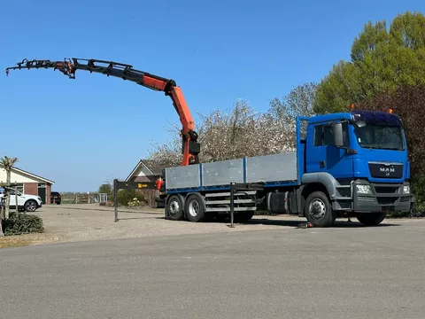 MAN TGA 26.440 6x4 HYDRODRIVE!!PALFINGER 29tm Fly jib/!!!ROOF/DACH/MONTAGE!!MANUTENTION!! CRANE!!