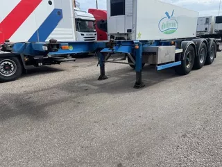 Burg Tank container Chassis,20 30 voet container lekbak
