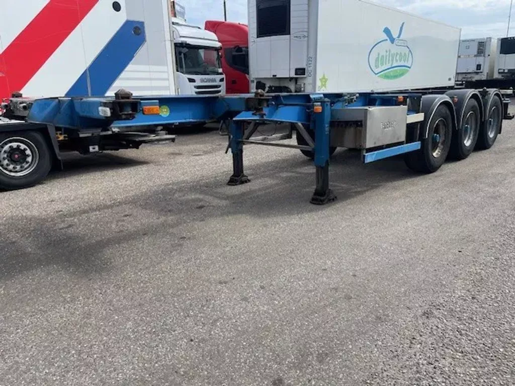 Burg Tank container Chassis,20 30 voet container lekbak