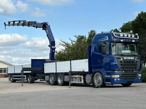 Scania R R560 V8 2012 HMF 30TM!!CRANE/KRAN/GRUE!! 6x2!FULL OPTION!!