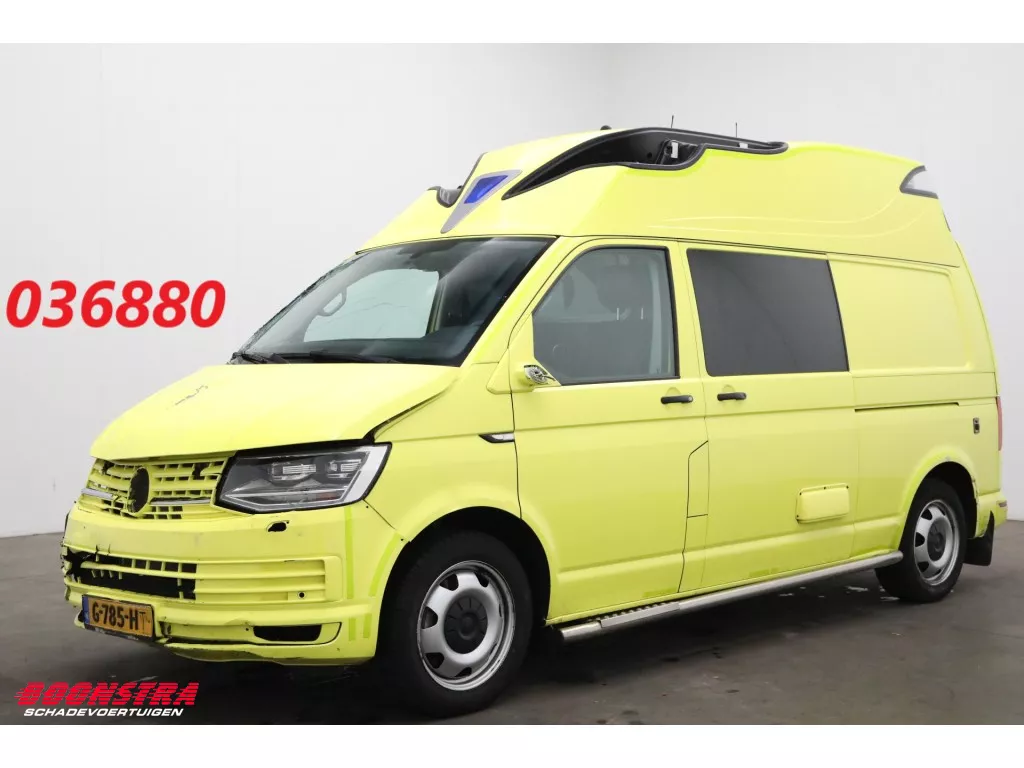 Volkswagen Transporter 2.0 TDI 205 PK DSG RTW Ambulance LED Leder Cruise PDC