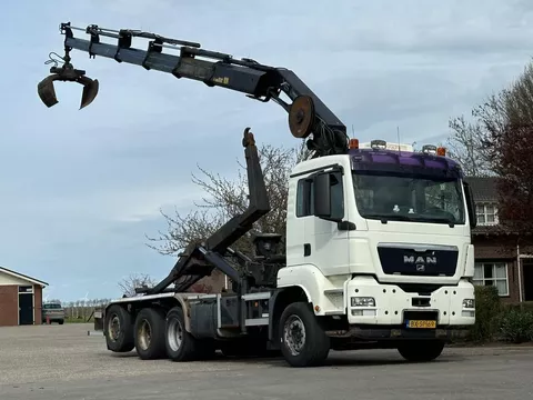 MAN TGS 35.400 8X4 !!TRIPLE!! 24tm KRAAN/HAAKARM!!RADIO REMOTE!!