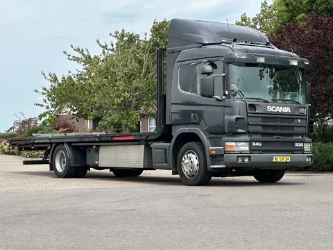 Scania 94.220 Machine transporter!!RAMPEN!!