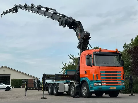 Scania R R124-470 8X4!! HIAB70TM/FLY-JIB!!WINCH/LIER!!TOP!!