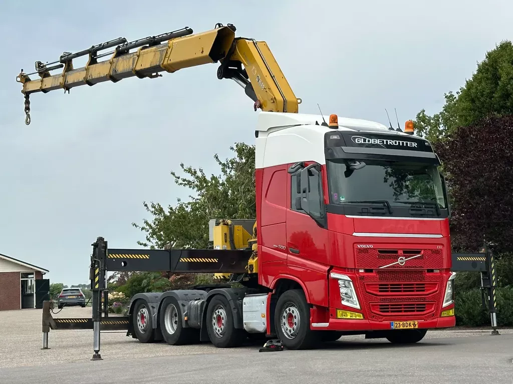 Volvo FH 500 !TRACTOR!!!CRANE/GRUE/HIAB 85TM!!TOP!EURO6