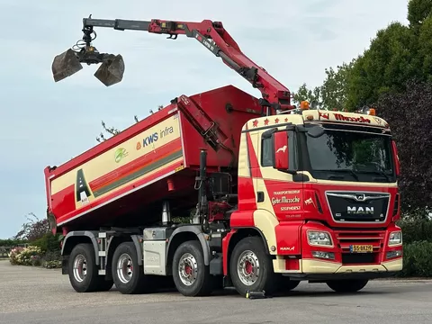 MAN TGS 43-460 WVT WIDESPREAD!!Z-Kraan/Kipper EURO 6!!263tkm!MANUELL!!ZERO EMISSIE 05-29