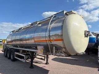 Feldbinder 3 comp,31.000 liter,Lebensmittel,Foodstuf,Tank, Cistern, tnak Alcoa's,Ledig gewicht 6.990 kg
