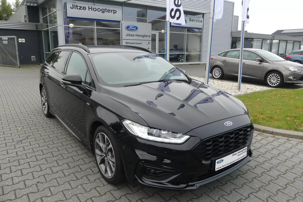 Ford Mondeo Wagon 2.0 IVCT HEV ST-Line MEMORY, WINTER PACK, ELEKT. ACHTERKLEP, CAMERA, PDC V&amp;A, ADAPT. CRUISE, CLIMA, NAVI, 52.973KM