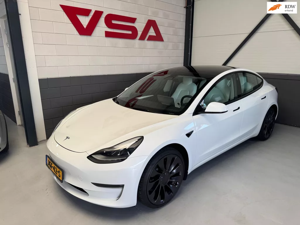 Tesla MODEL 3 Performance AWD 75 kWh,513PK, full-opties,Fabrieksgarantie Tesla MODEL 3 Performance AWD 75 kWh,513PK, full-opties,Fabrieksgarantie