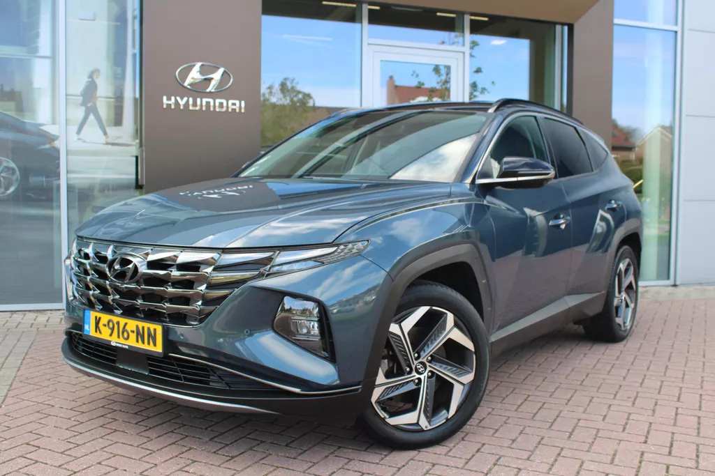 Hyundai Tucson 1.6 T-GDI HEV Premium Leer Airco Navi Carplay Rondom camera's 1e eigenaar Stoelverwarming/koeling