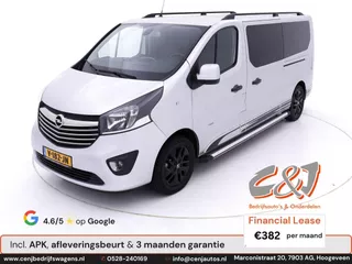 Opel Vivaro 1.6 CDTI L2H1 Dubbele Cabine innovation #136 ecc leder luxe lease 498,- p/md