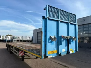 HRD 7.00 (m) ,vlakkke,uitschuifbaar, ausschiebbar,extendable,wysuwany,twistlocks,ronggaten,rongen