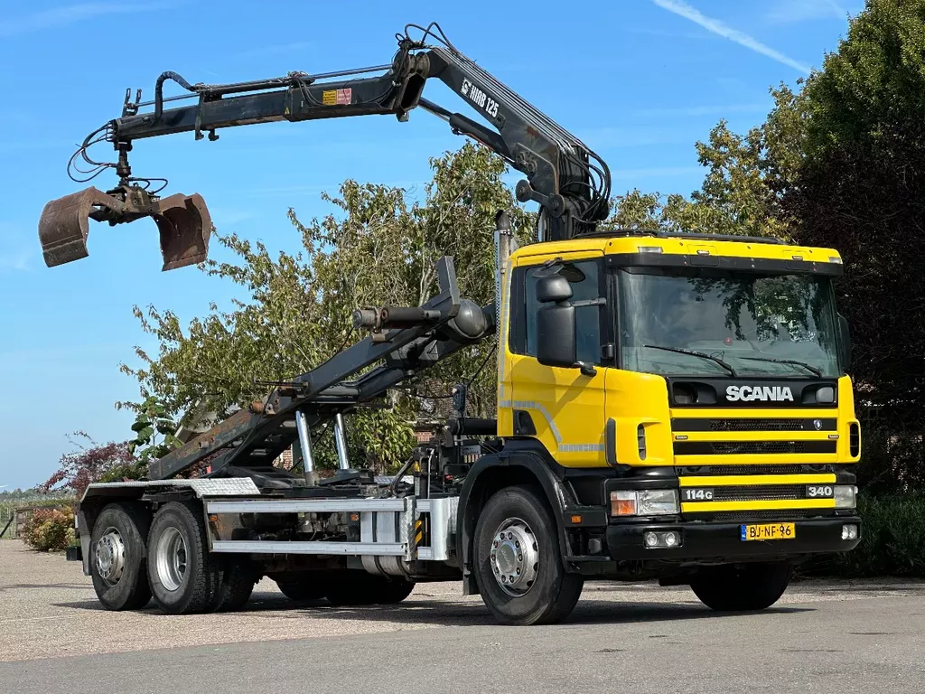 Scania R R114-340 6x2 !!KRAAN/CONTAINER/KABEL!!MANUELL!!