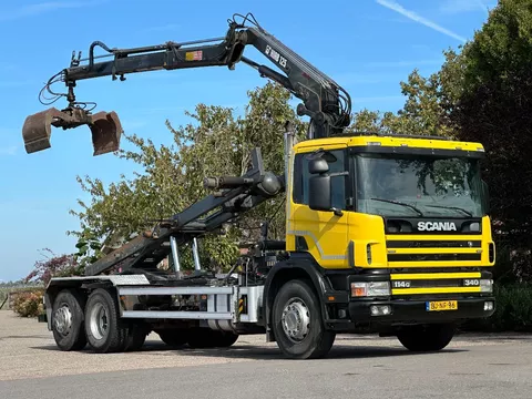 Scania R R114-340 6x2 !!KRAAN/CONTAINER/KABEL!!MANUELL!!