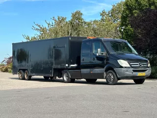 Mercedes-Benz Sprinter 518 CDI V6!!!DUBBEL CABINE!!automaat met VAN DEN OEVER BE- trailer!!